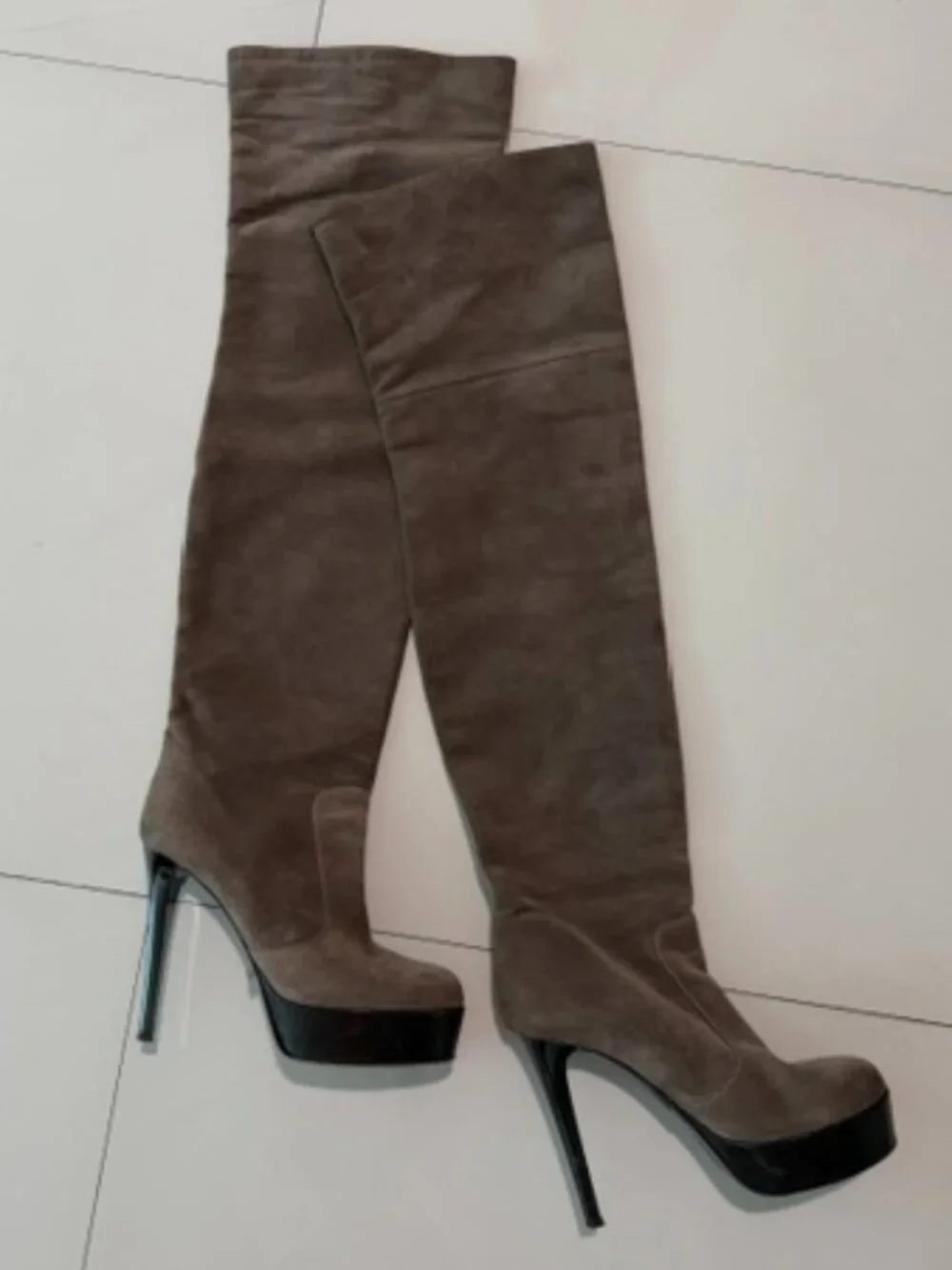 Giuseppe Zanotti over the knee suede boots